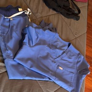 Figs scrub set Denim Blue